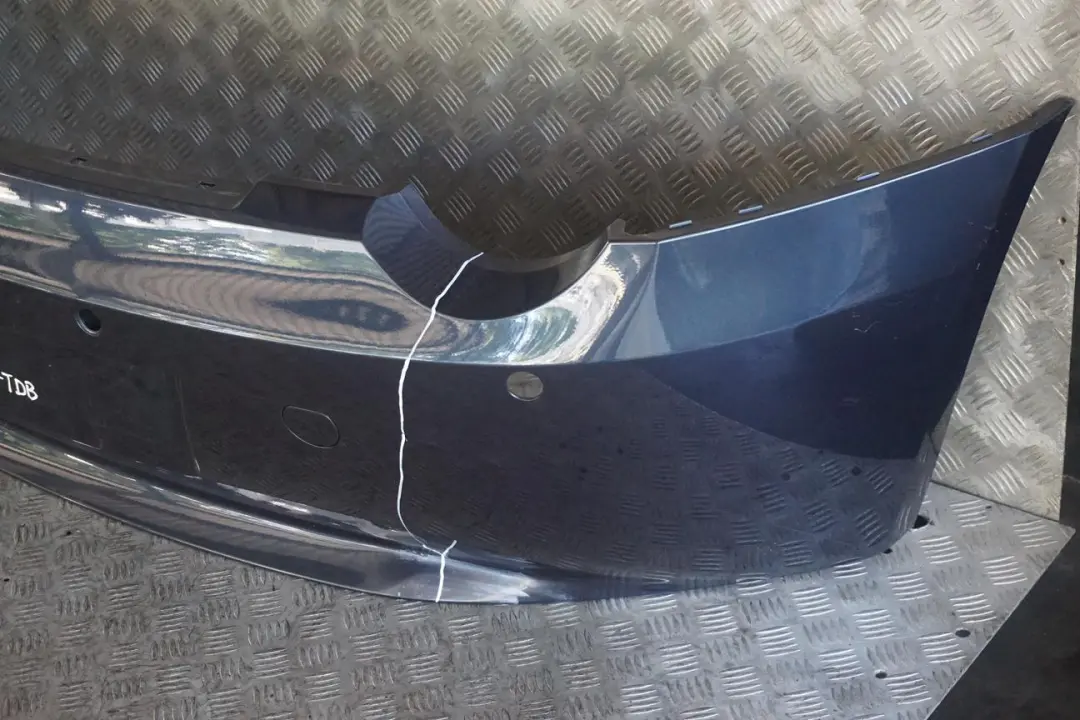 BMW Z4 E85 Convertible Rear Bumper Trim Panel Toledoblau Blue Metallic 482 - SKU 0031136-TDB - Part number 0031136