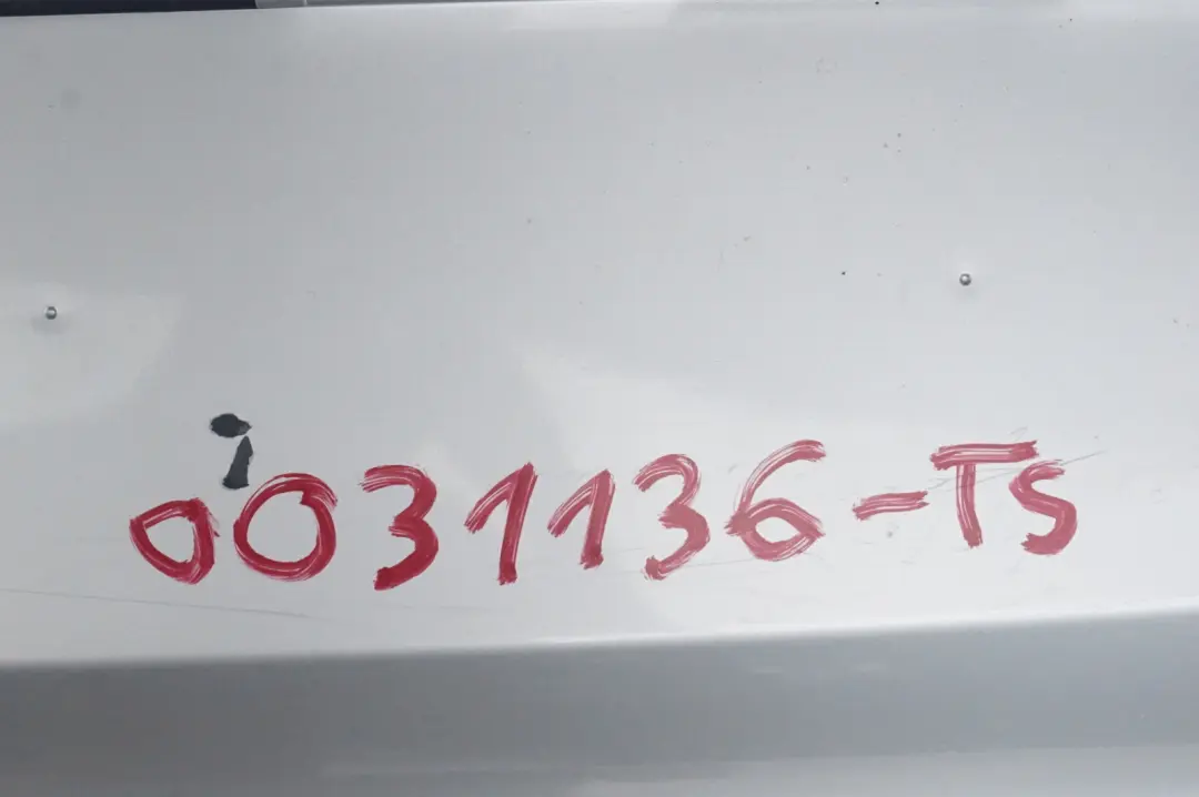 BMW Z4 Series E85 Convertible Roadster Rear Bumper Trim Panel Titansilber Silver - SKU 0031136-TS - Part number 0031136