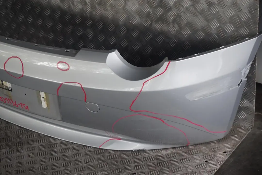BMW Z4 Series E85 Convertible Rear Bumper Trim Panel Titansilber Silver - 354 - SKU 0031136-TS1 - Part number 0034437