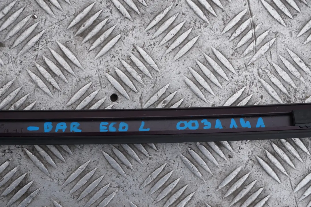 BMW 5 Series E60 Left Roof Moulding Railing Gutter Rail N/S Barberarot Red - SKU 0031141-BAR - Part number 0031141