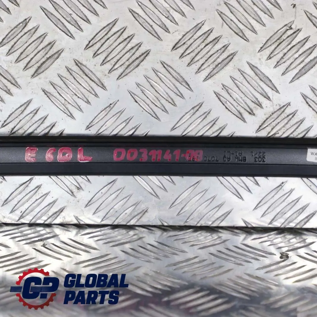 BMW E60 Left Roof Moulding Railing Gutter Rail N/S Orientblau Blue 317 - SKU 0031141-OB - Part number 7070195