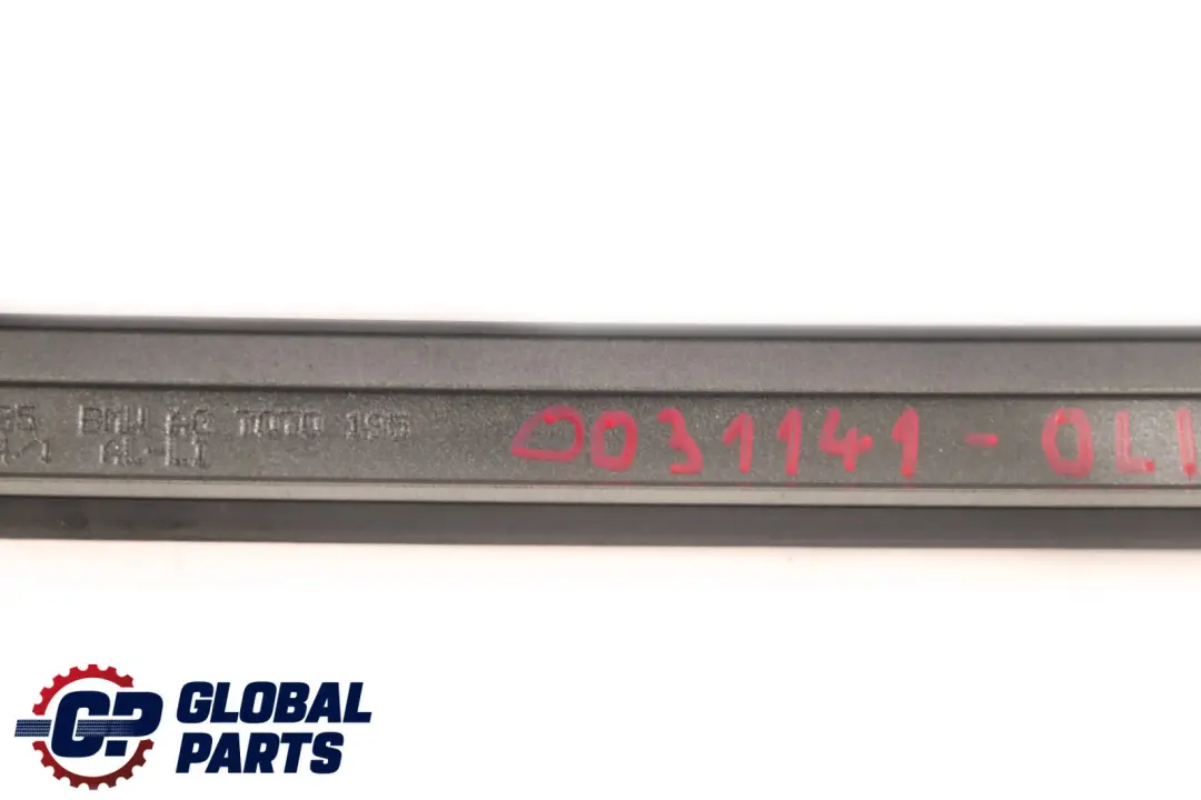 Left Roof Moulding Railing Gutter N/S Olivin Metallic to BMW 5 Series E60 with Part number 0031141 BMW 5 Series E60 Left Roof Moulding Railing Gutter N/S Olivin Metallic - SKU 0031141-OLI - Part number 0031141