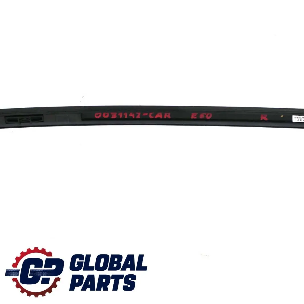 BMW 5er E60 Rails de Toit Gouttiere Droite Noir de Carbone Noir 7070196 - SKU 0031142-CAR - Numéro de pièce 0031142