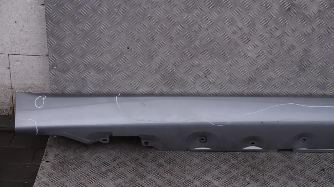 BMW 3 Series E46 Compact Right O/S Sill Strip Side Skirt Panel Silbergrau Grey - SKU 0031800-SBG - Part number 0031800