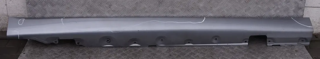 BMW 3 Series E46 Compact Right O/S Sill Strip Side Skirt Panel Silbergrau Grey - SKU 0031800-SBG - Part number 0031800