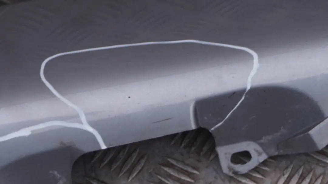 BMW 3 Series E46 Compact Left N/S Sill Strip Side Skirt Panel Silbergrau Grey - SKU 0031801-SBG - Part number 0031801