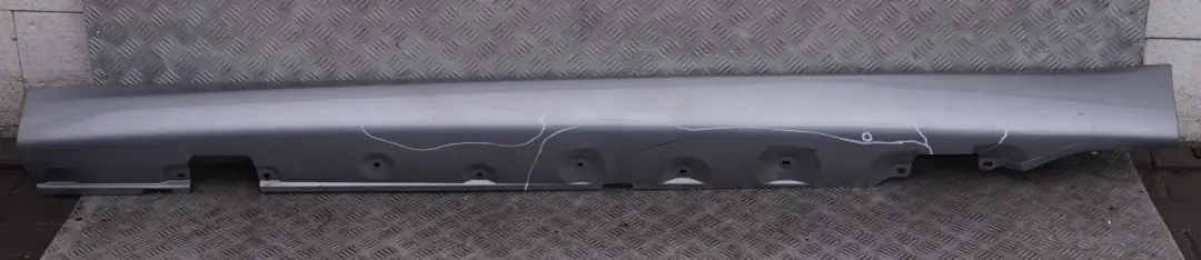 BMW 3 Series E46 Compact Left N/S Sill Strip Side Skirt Panel Silbergrau Grey - SKU 0031801-SBG - Part number 0031801