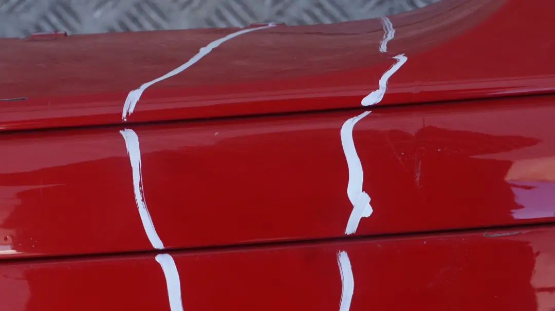 Bumper Trim Panel PDC Japanrot Japan Rot Red - 438 to BMW 1 Series 6 E87 Rear with Part number 32630 BMW 1 Series 6 E87 Rear Bumper Trim Panel PDC Japanrot Japan Rot Red - 438 - SKU 0032630-JR6 - Part number 32630