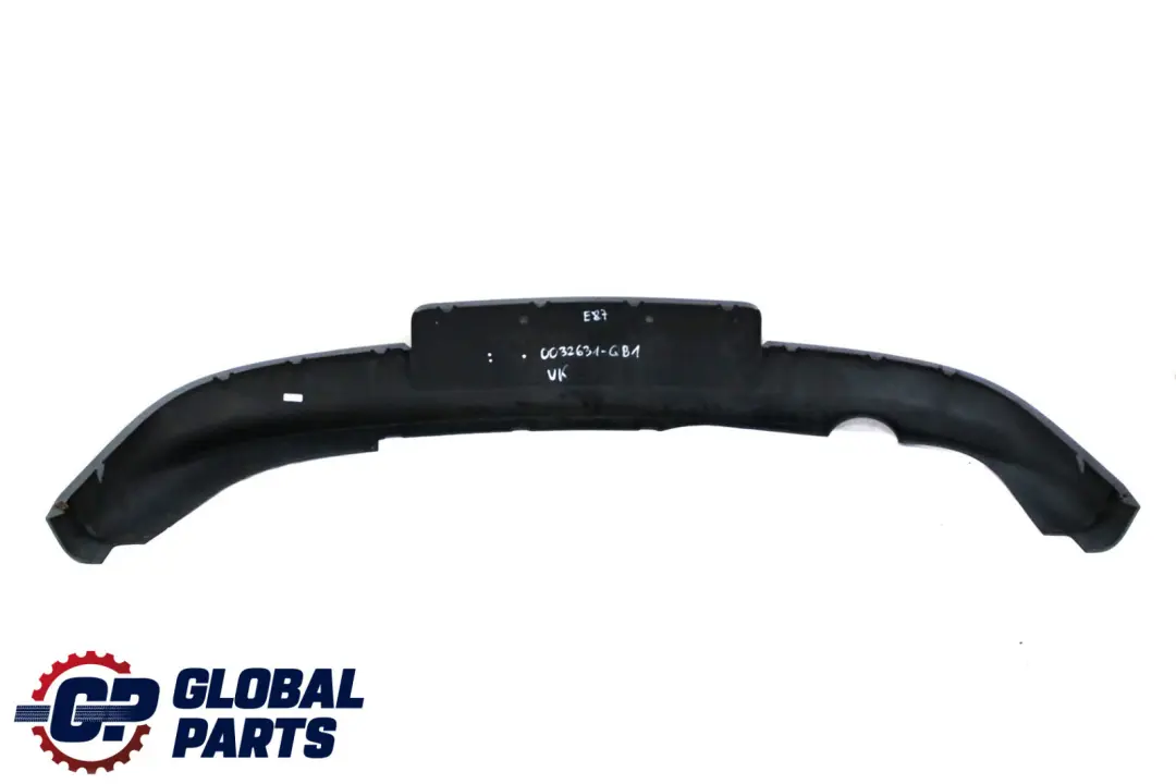 Lower Trim Panel Rear Bumper Quarzblau Blue Blau Metallic A18 to BMW 1 Series E87 with Part number 0032631 BMW 1 Series E87 Lower Trim Panel Rear Bumper Quarzblau Blue Blau Metallic A18 - SKU 0032631-QB1 - Part number 0032631