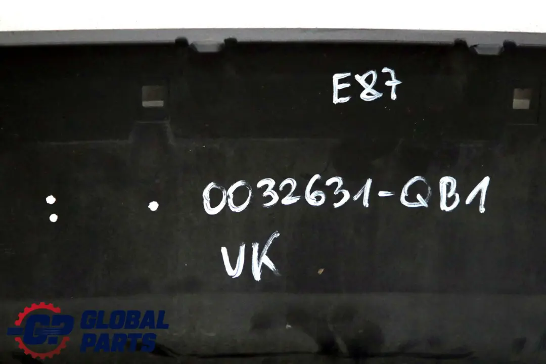 Lower Trim Panel Rear Bumper Quarzblau Blue Blau Metallic A18 to BMW 1 Series E87 with Part number 0032631 BMW 1 Series E87 Lower Trim Panel Rear Bumper Quarzblau Blue Blau Metallic A18 - SKU 0032631-QB1 - Part number 0032631