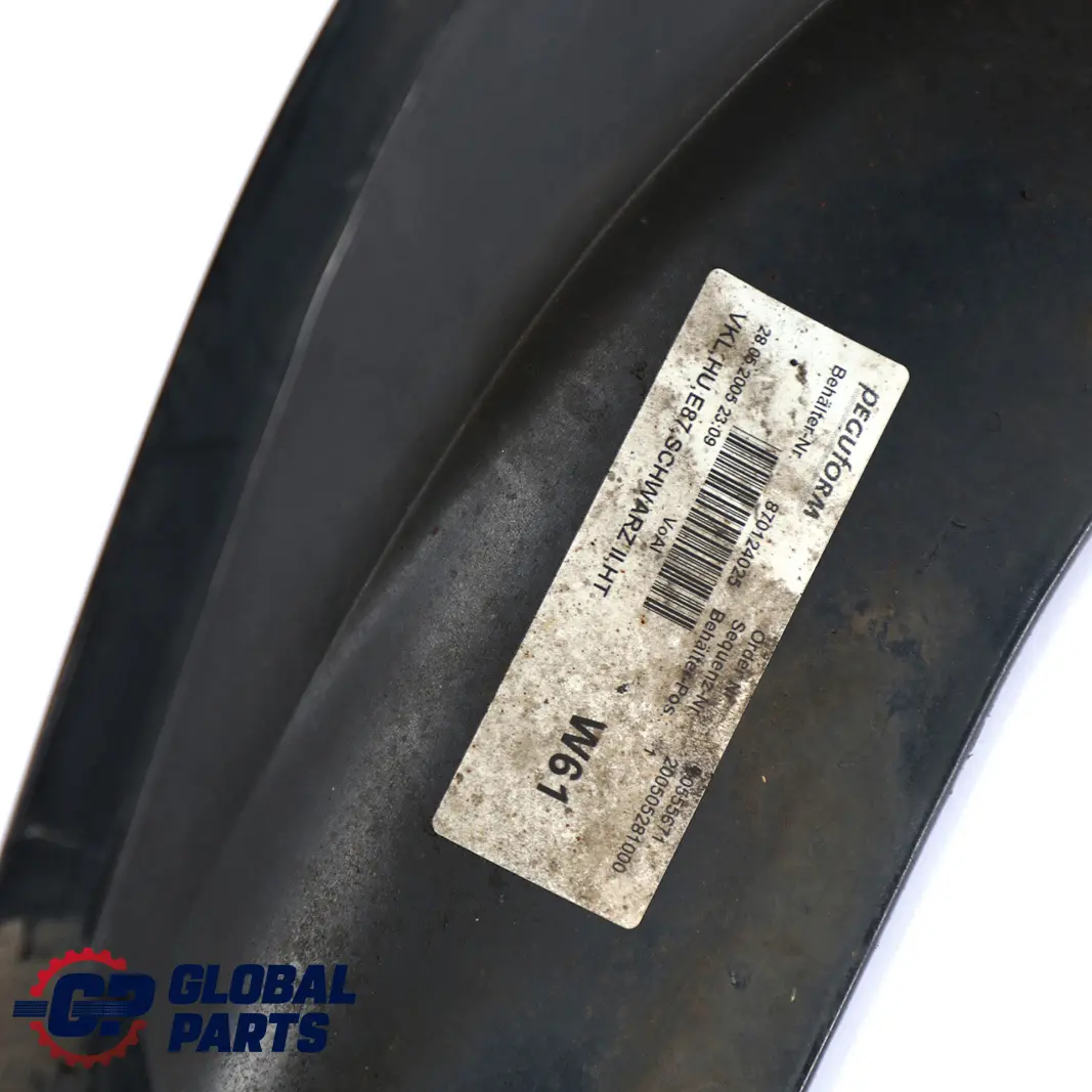 BMW E87 2 Rear Bumper Bottom Trim Panel Schwarz 2 Black - 668 - SKU 0032631-SCH2 - Part number 0032631