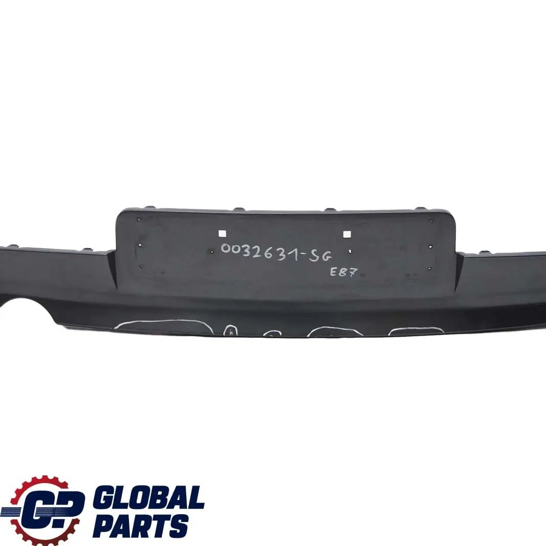 Bumper Bottom Trim Panel Sparkling Graphite - A22 to BMW E87 Rear with Part number 0032631 BMW E87 Rear Bumper Bottom Trim Panel Sparkling Graphite - A22 - SKU 0032631-SG - Part number 0032631