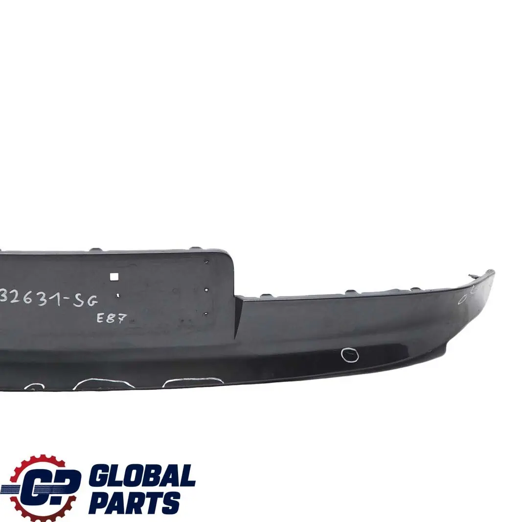 Bumper Bottom Trim Panel Sparkling Graphite - A22 to BMW E87 Rear with Part number 0032631 BMW E87 Rear Bumper Bottom Trim Panel Sparkling Graphite - A22 - SKU 0032631-SG - Part number 0032631