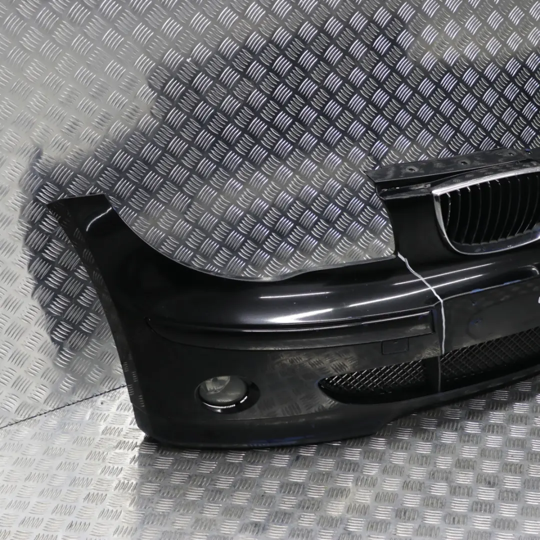 BMW 1 Series E87 Complete Front Bumper Trim Panel Black - SKU 0032635-BLK - Part number 0032635