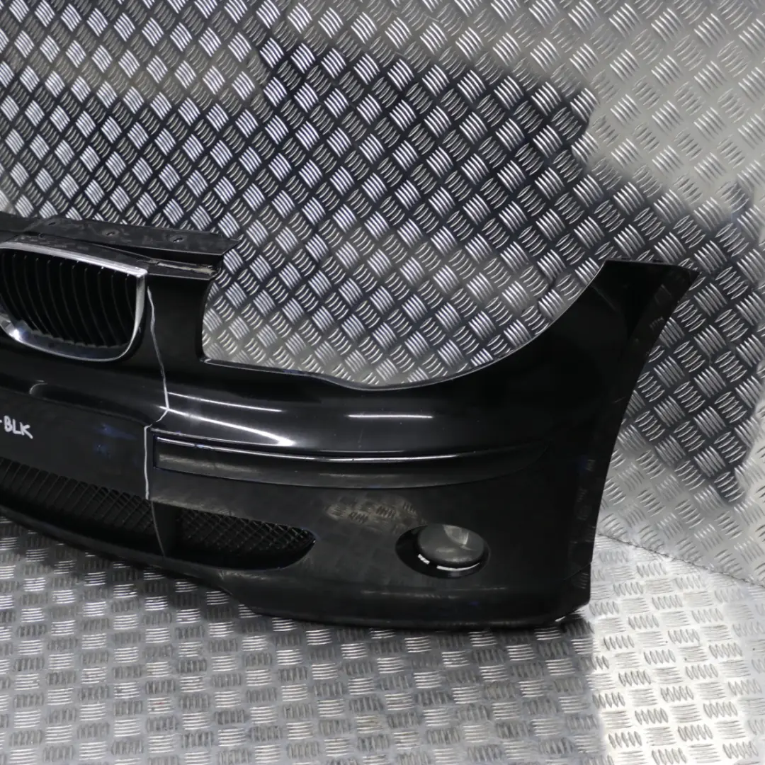 BMW 1 Series E87 Complete Front Bumper Trim Panel Black - SKU 0032635-BLK - Part number 0032635