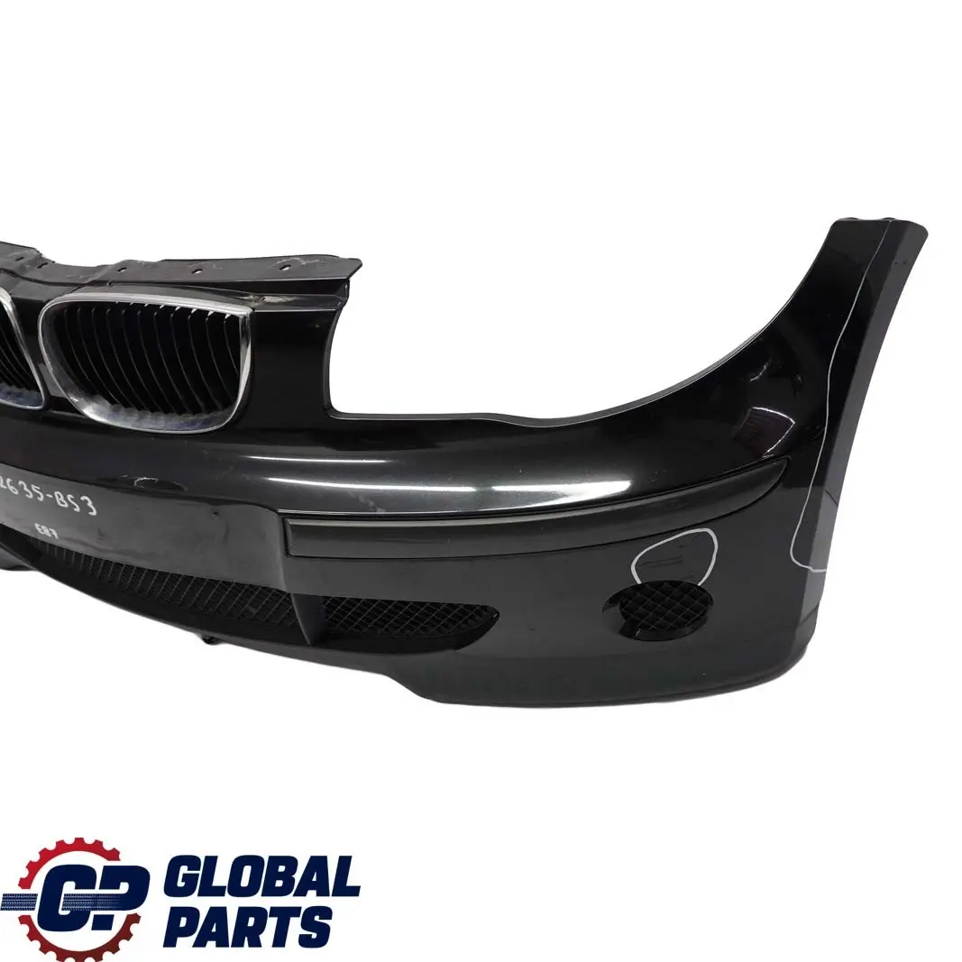 Complete Front Bumper Trim Panel Black Sapphire Metallic - 475 to BMW 1 E87 3 with Part number 0032635 BMW 1 E87 3 Complete Front Bumper Trim Panel Black Sapphire Metallic - 475 - SKU 0032635-BS3 - Part number 0032635