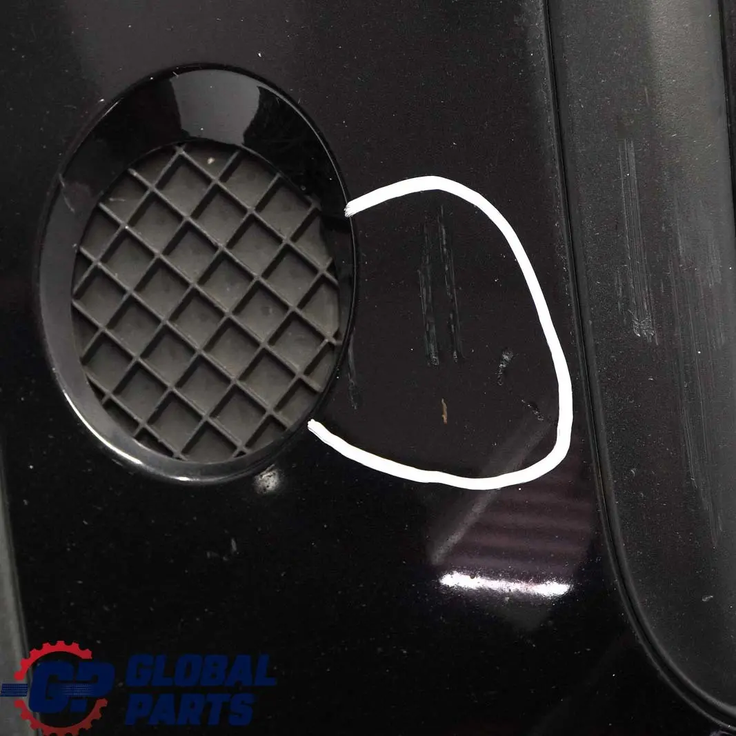 BMW 1 E87 3 Complete Front Bumper Trim Panel Black Sapphire Metallic - 475 - SKU 0032635-BS3 - Part number 0032635