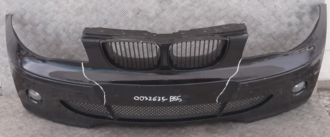 BMW 1 er 5 E87 Verkleidung Stossfänger Vor.Oben Schwarz Black Sapphire Metallic - SKU 0032635-BS5 - Teilenummer 51110032635