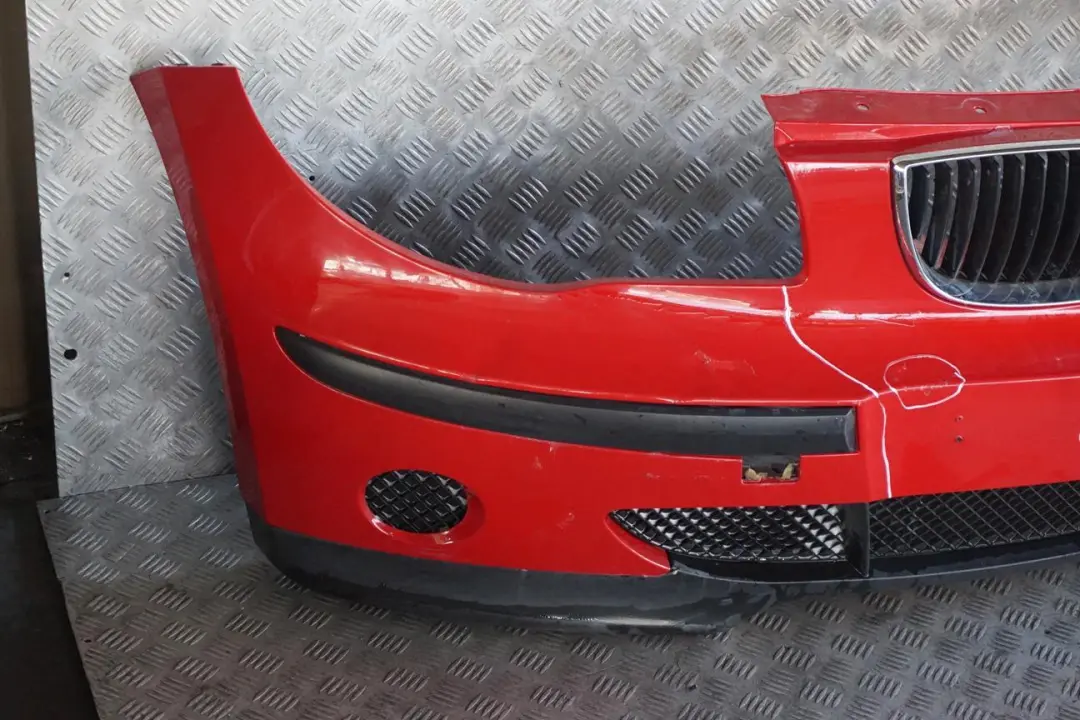 Complete Front Bumper Japanrot Japan Rot Red - 438 to BMW 1 Series E87 with Part number 32635 BMW 1 Series E87 Complete Front Bumper Japanrot Japan Rot Red - 438 - SKU 0032635-JR - Part number 32635