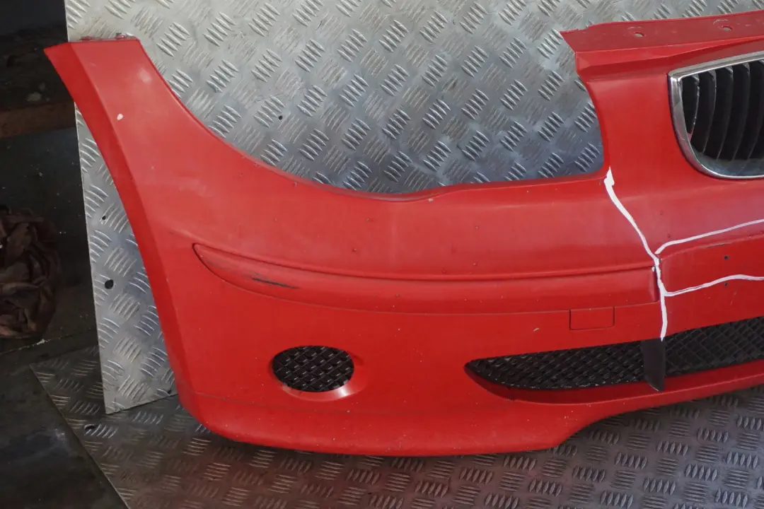 BMW 1 Series 2 E87 Complete Front Bumper Japanrot Japan Rot Red - 438 - SKU 0032635-JR2 - Part number 0032635