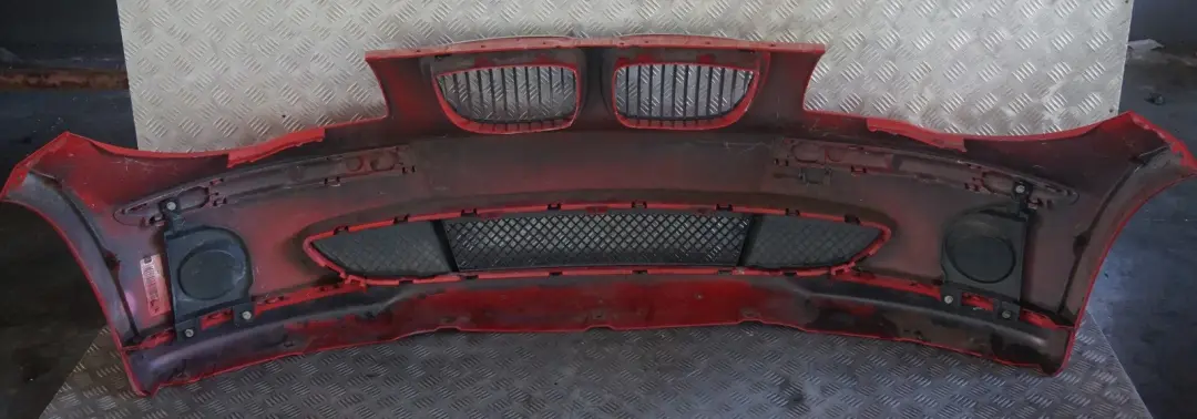 Complete Front Bumper Japanrot Japan Rot Red - 438 to BMW 1 Series 2 E87 with Part number 0032635 BMW 1 Series 2 E87 Complete Front Bumper Japanrot Japan Rot Red - 438 - SKU 0032635-JR2 - Part number 0032635