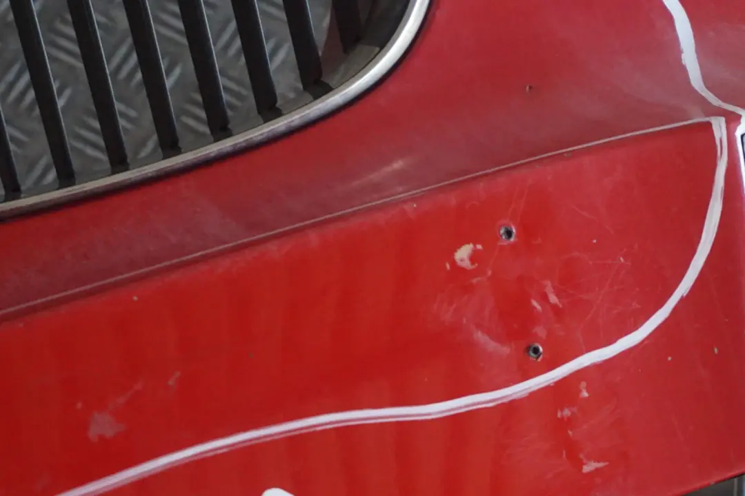 Complete Front Bumper Japanrot Japan Rot Red - 438 to BMW 1 Series 2 E87 with Part number 0032635 BMW 1 Series 2 E87 Complete Front Bumper Japanrot Japan Rot Red - 438 - SKU 0032635-JR2 - Part number 0032635