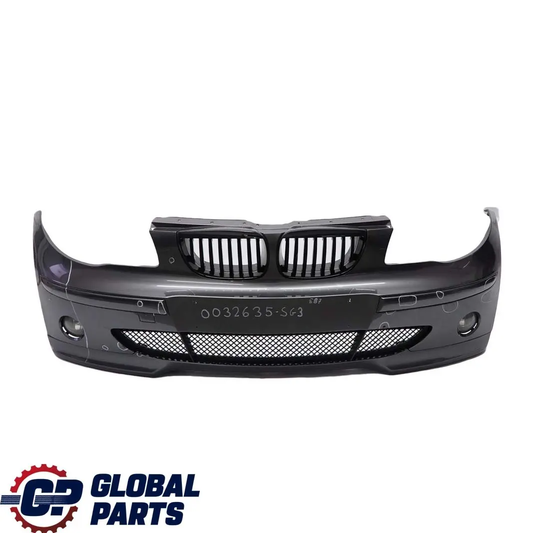BMW 1 Series E87 3 Complete Front Bumper Trim Panel Sparkling Graphite Metallic - SKU 0032635-SG3 - Part number 0032635