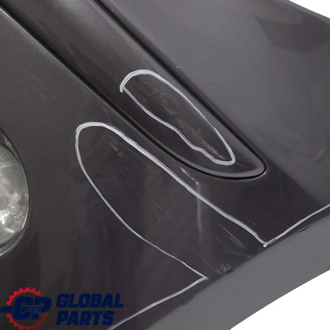 BMW 1 Series E87 3 Complete Front Bumper Trim Panel Sparkling Graphite Metallic - SKU 0032635-SG3 - Part number 0032635
