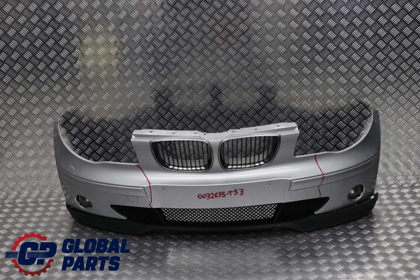 BMW 1 Series E87 3 Complete Front Bumper Titansilber Silber Silver Metallic 354
