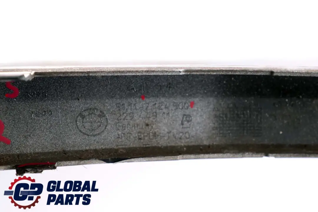 BMW 1 Series E87 Bumper Guard Strip Front Right O/S Titansilber Silver - SKU 0032638-TS - Part number 7124500