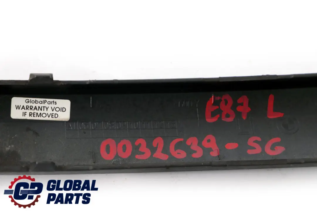 Bumper Guard Trim Strip Left N/S Sparkling Graphite 7124501 to BMW 1 Series E87 with Part number 0032639 BMW 1 Series E87 Bumper Guard Trim Strip Left N/S Sparkling Graphite 7124501 - SKU 0032639-SG - Part number 0032639