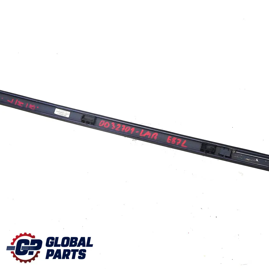 Roof Moulding Railing Strip Left N/S Blue Le Mans Blau - 381 to BMW E81 E87 with Part number 51130032701 BMW E81 E87 Roof Moulding Railing Strip Left N/S Blue Le Mans Blau - 381 - SKU 0032701-LMB - Part number 51130032701