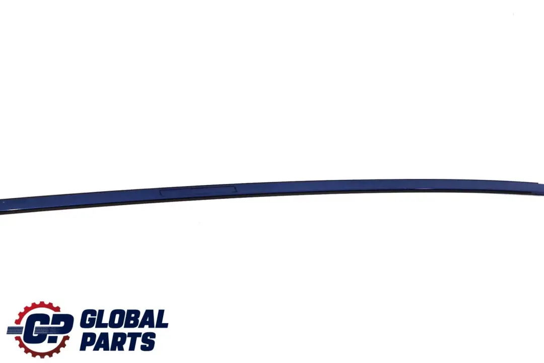BMW E81 E87 Moldura de Techo Izquierda Barandilla Azul Montegoblau Metalizado - SKU 0032701-MTB - Número de pieza 51130032701