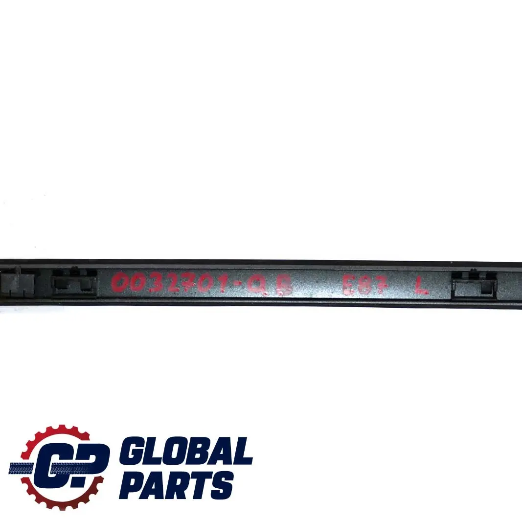 BMW E81 E87 Dachleiste Links Dachrinne Quarzblau Blau A18 - SKU 0032701-QB - Teilenummer 0032701