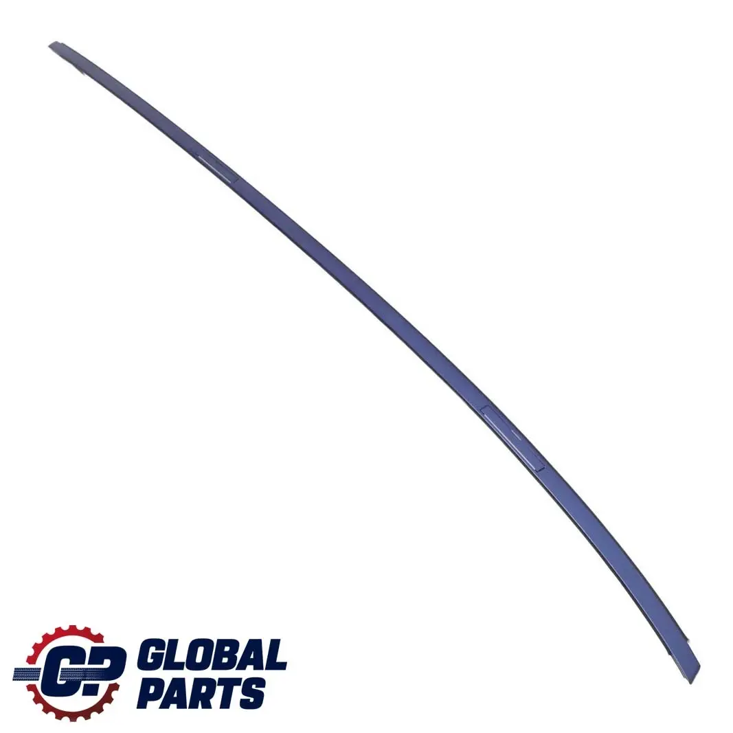 BMW E81 E87 Right Roof Moulding Railing O/S Le Mans Blau Metallic - 381 - SKU 0032702-LMB - Part number 51130032702
