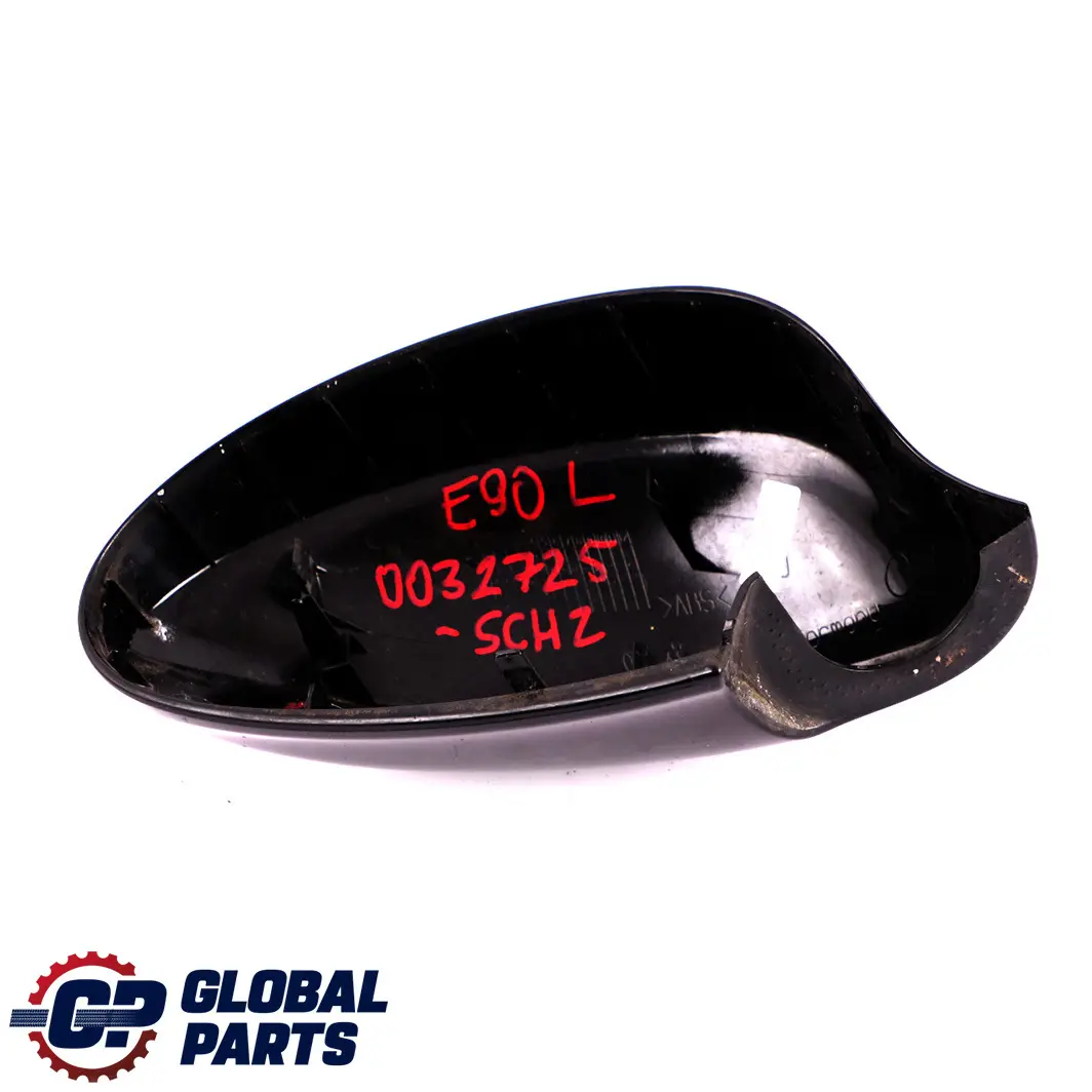 Abdeckkappe Spiegel Abdeckung Links Schwarz Black 668 für BMW 3 er 2 E90 E91 mit Teilenummer 0032725 BMW 3 er 2 E90 E91 Abdeckkappe Spiegel Abdeckung Links Schwarz Black 668 - SKU 0032725-SCH2 - Teilenummer 0032725