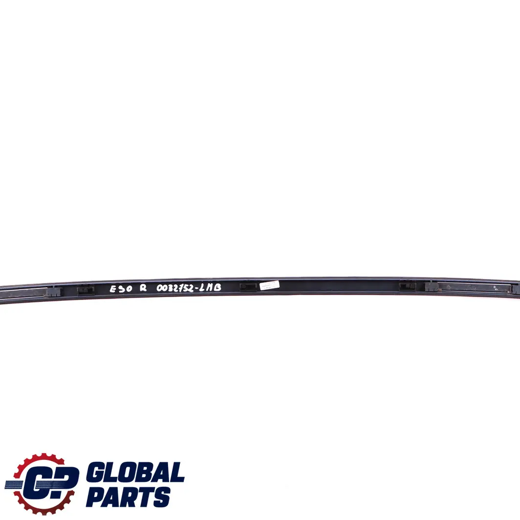 BMW E90 Techo derecho Moldura Barandilla Canalon Le Mans Blau Azul 381 - SKU 0032752-LMB - Número de pieza 0032752