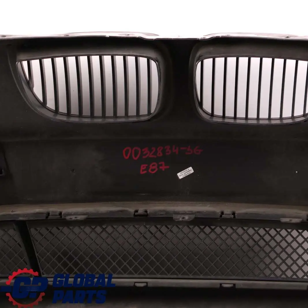 BMW 1 E87 Complete Front Bumper Trim Panel Sparkling Graphite Metallic - A22 - SKU 0032834-SG - Part number 0032834