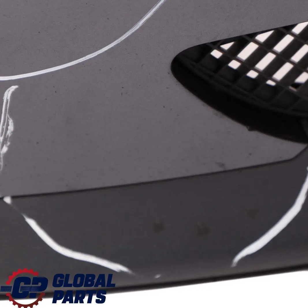 BMW 1 E87 Complete Front Bumper Trim Panel Sparkling Graphite Metallic - A22 - SKU 0032834-SG - Part number 0032834