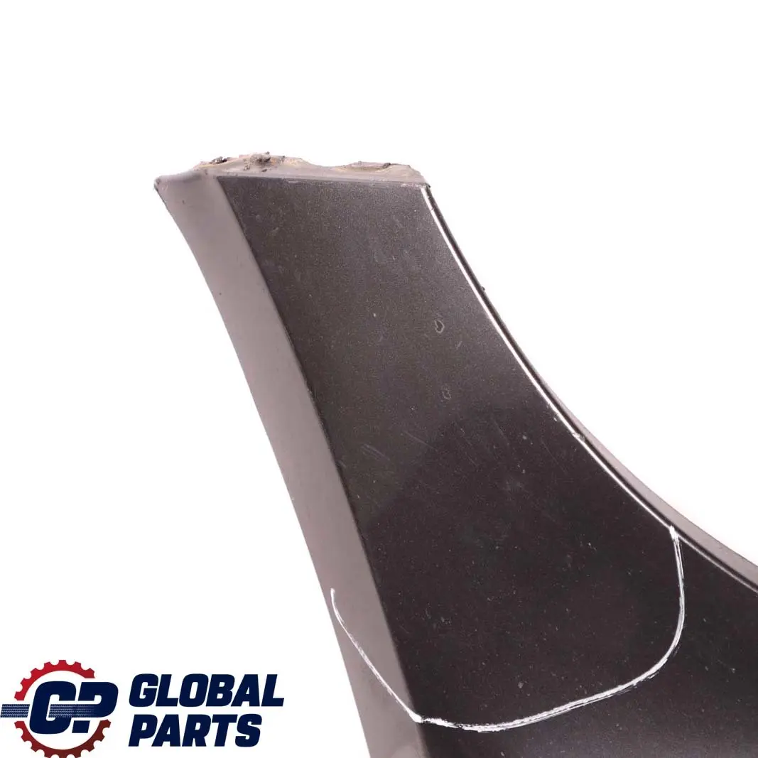 BMW 1 E87 Complete Front Bumper Trim Panel Sparkling Graphite Metallic - A22 - SKU 0032834-SG - Part number 0032834