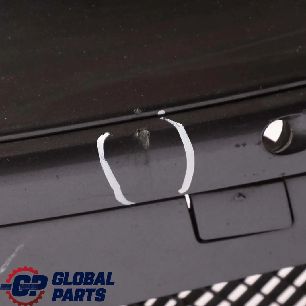 BMW 1 E87 Complete Front Bumper Trim Panel Sparkling Graphite Metallic - A22 - SKU 0032834-SG - Part number 0032834
