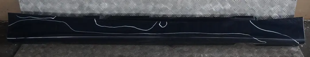 BMW 1 Series E87 Sill Strip Side Skirt Right O/S Monacoblau Blue - A35 - SKU 0032948-MB - Part number 0032948