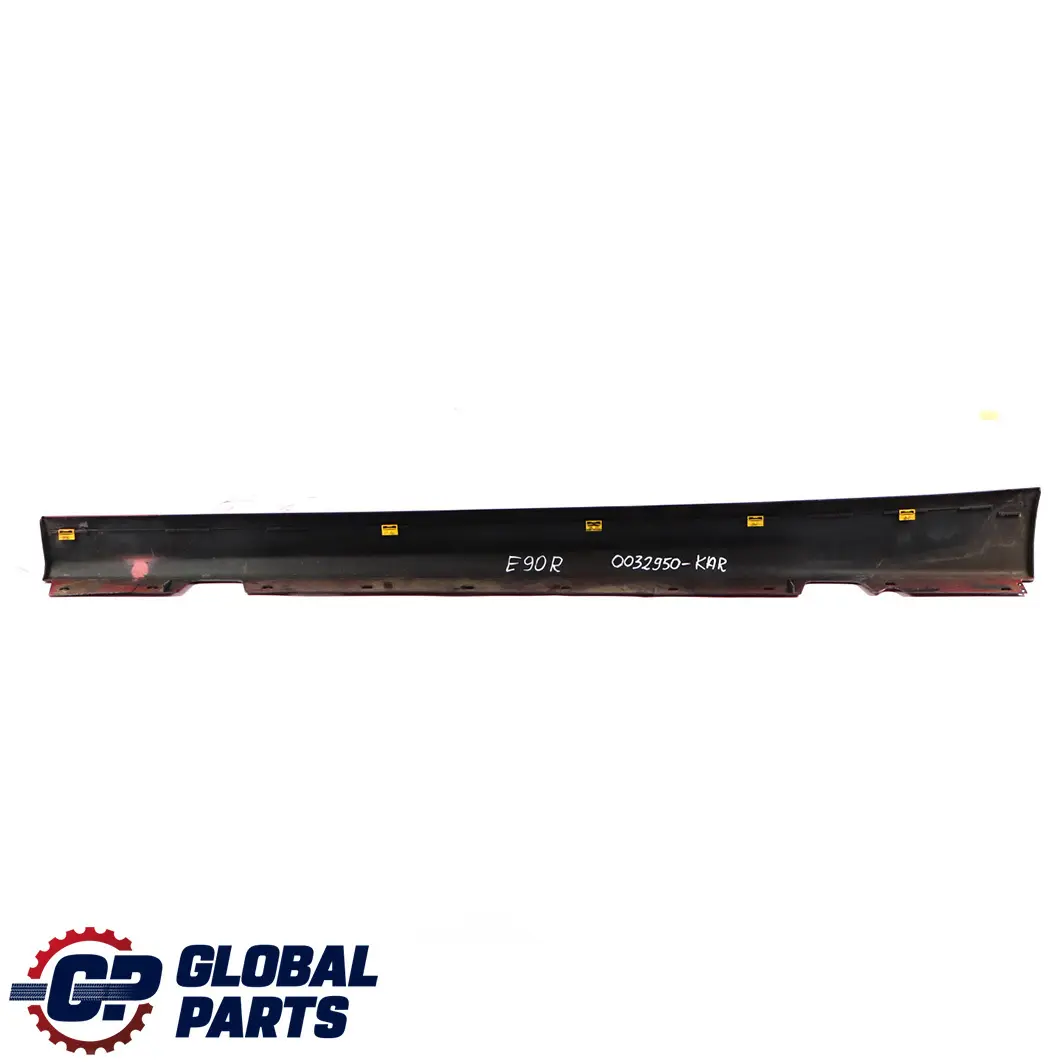 Sill Strip Side Skirt Right O/S Karmesinrot Red Rot - A61 to BMW 3 Series E90 E91 with Part number 0032950 BMW 3 Series E90 E91 Sill Strip Side Skirt Right O/S Karmesinrot Red Rot - A61 - SKU 0032950-KAR - Part number 0032950