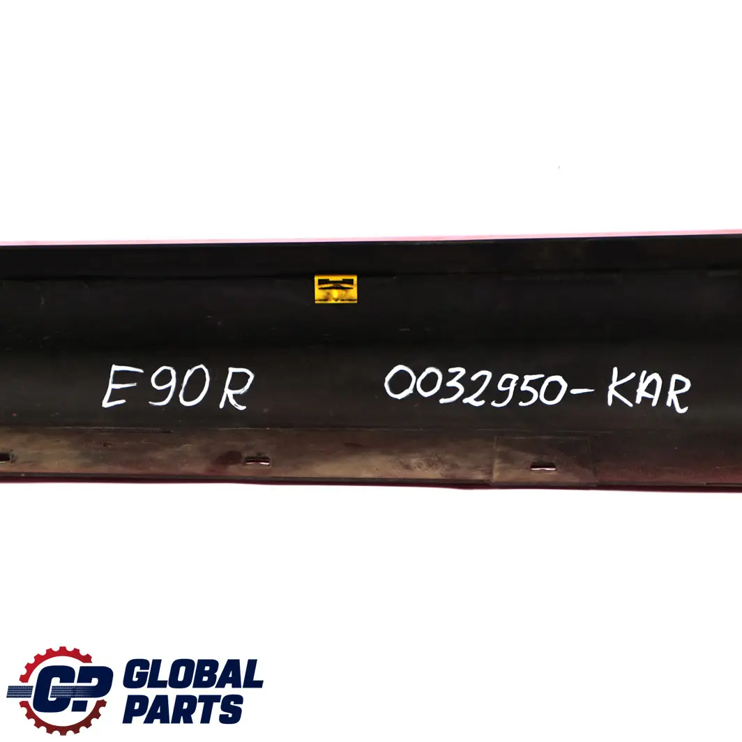 Sill Strip Side Skirt Right O/S Karmesinrot Red Rot - A61 to BMW 3 Series E90 E91 with Part number 0032950 BMW 3 Series E90 E91 Sill Strip Side Skirt Right O/S Karmesinrot Red Rot - A61 - SKU 0032950-KAR - Part number 0032950