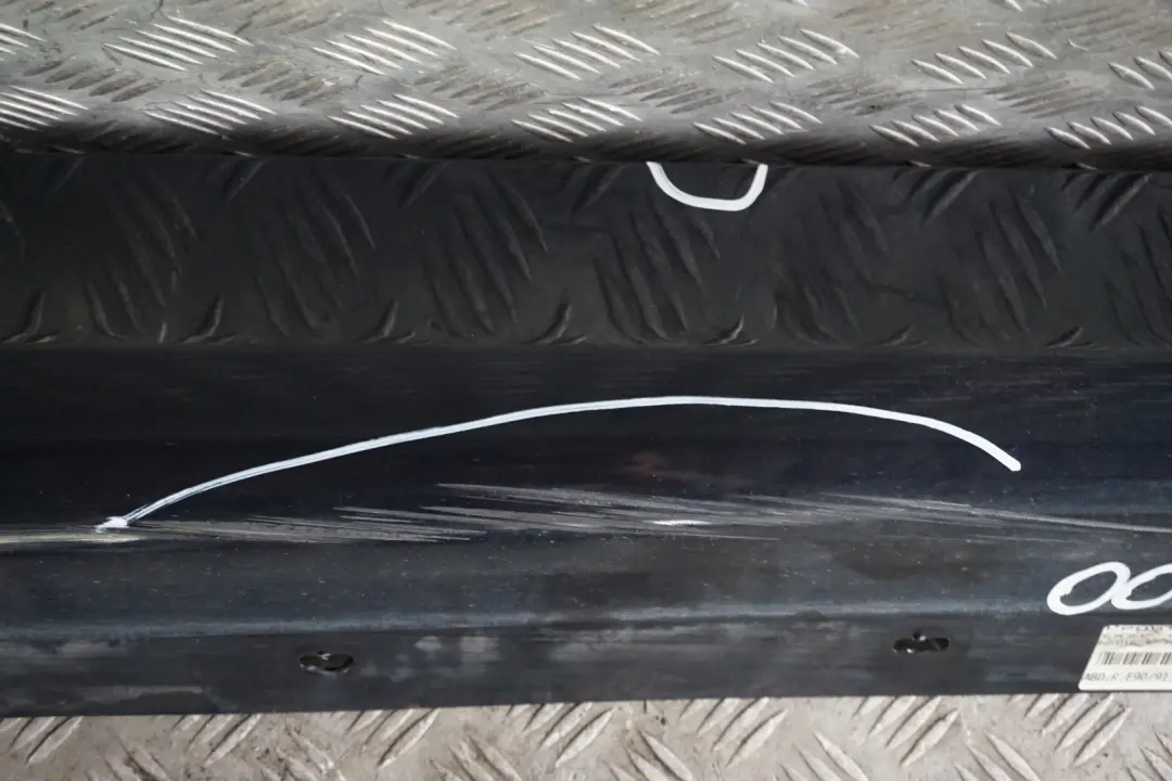 BMW 6 E90 E91 Sill Strip Faldon Lateral Derecho Monacoblau Monaco Azul - SKU 0032950-MB6 - Número de pieza 0032950