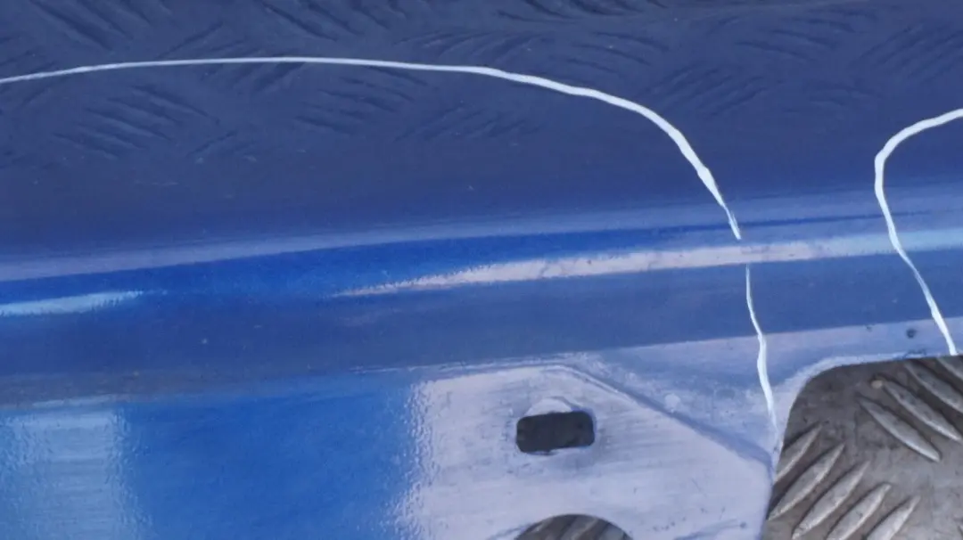 BMW 3 Series 3 E90 E91 Sill Strip Side Skirt Right O/S Montegoblau Blau Blue - SKU 0032950-MTB3 - Part number 51770032950