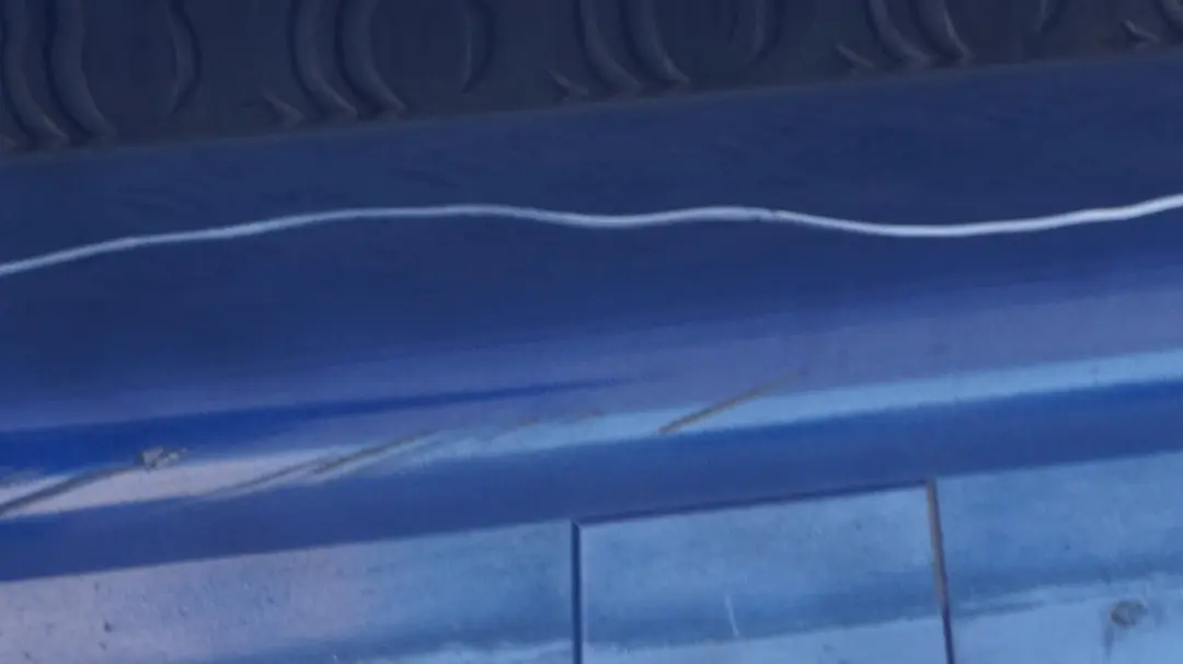 BMW 3 Series 3 E90 E91 Sill Strip Side Skirt Right O/S Montegoblau Blau Blue - SKU 0032950-MTB3 - Part number 51770032950