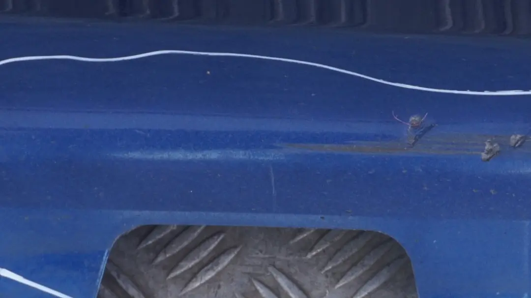BMW 3 Series 3 E90 E91 Sill Strip Side Skirt Right O/S Montegoblau Blau Blue - SKU 0032950-MTB3 - Part number 51770032950