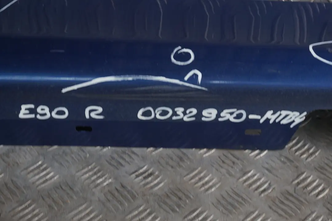 BMW E90 E91 Listello Portiera Apertura Gonna Dx Montegoblau Blu - SKU 0032950-MTB4 - Numero di parte 0032950