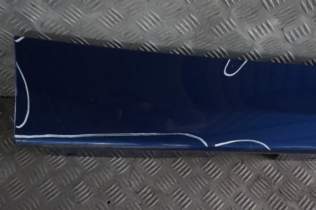 BMW 3 E90 E91 Bas de Porte Couverture Seuil Droite Bleu Montego, Bleu - SKU 0032950-MTB4 - Numéro de pièce 0032950